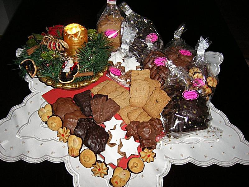 Bunte Gebaeckmischung