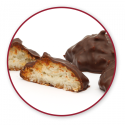 Kokosmakronen zartbitter